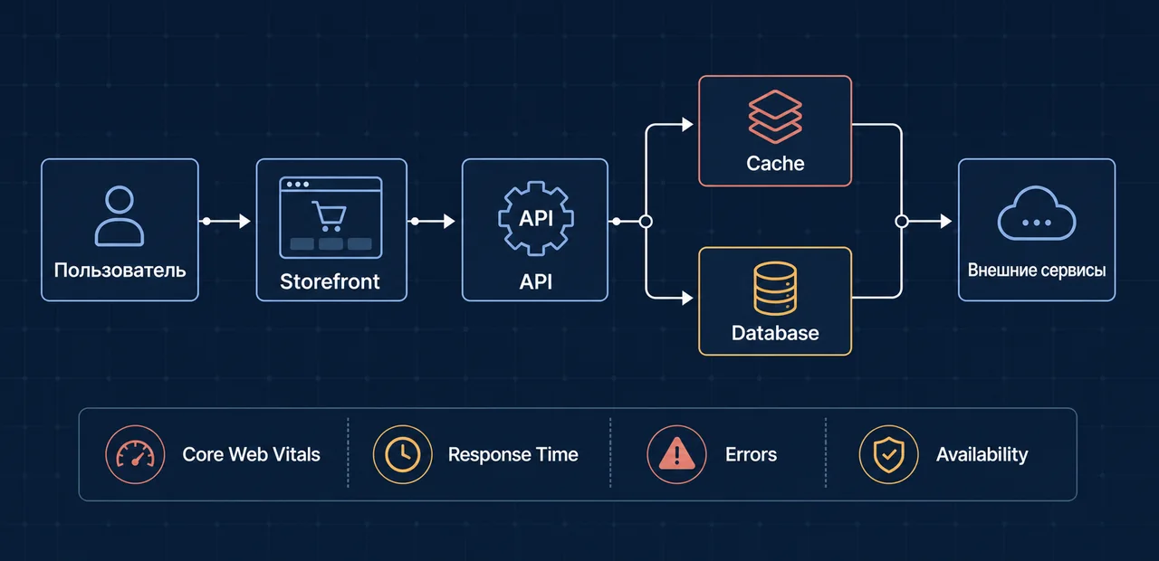 Производительность eCommerce от storefront и API до базы данных и внешних сервисов